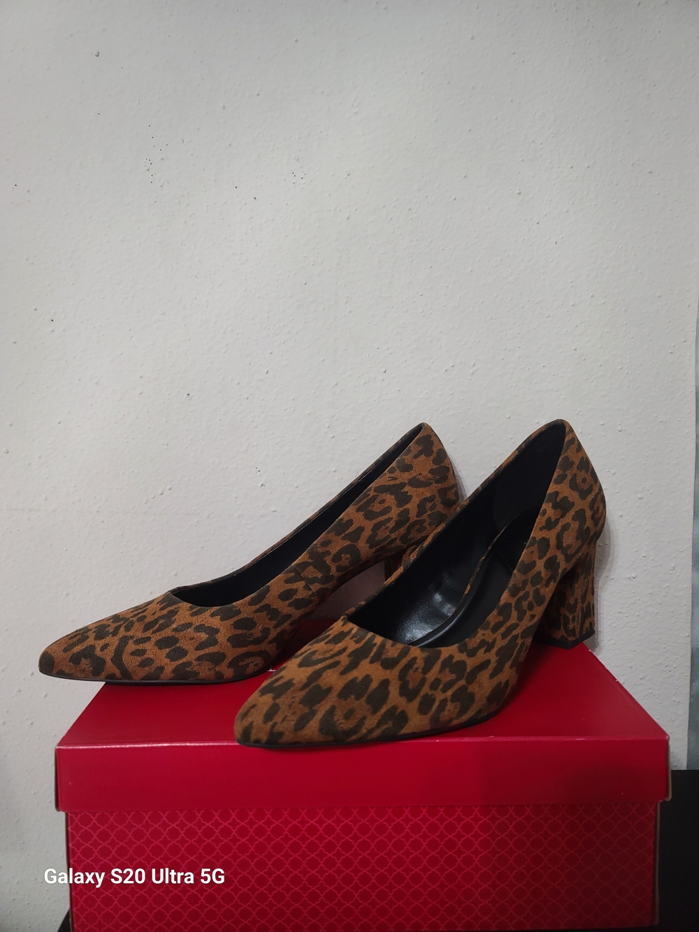 Kelly & Katie Leopard-Print Pointed Toe Pumps - Brown/Black